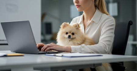 Como trabalhar em casa com seu cachorro