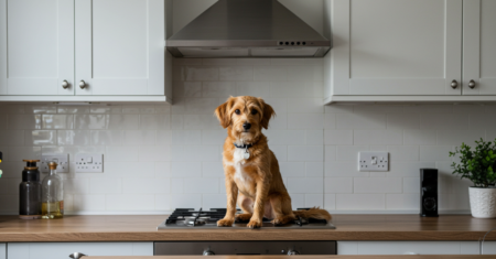 Como proteger sua cozinha contra Cães e Gatos