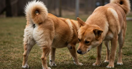 Por que os cães cheiram o traseiro uns dos outros?