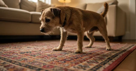 Razões pelas quais seu cachorro está fazendo xixi em casa