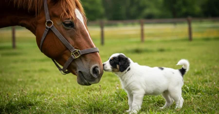 Quais raças de cães que se dão bem com cavalos?